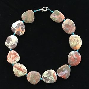Polished Larger Stone Necklace